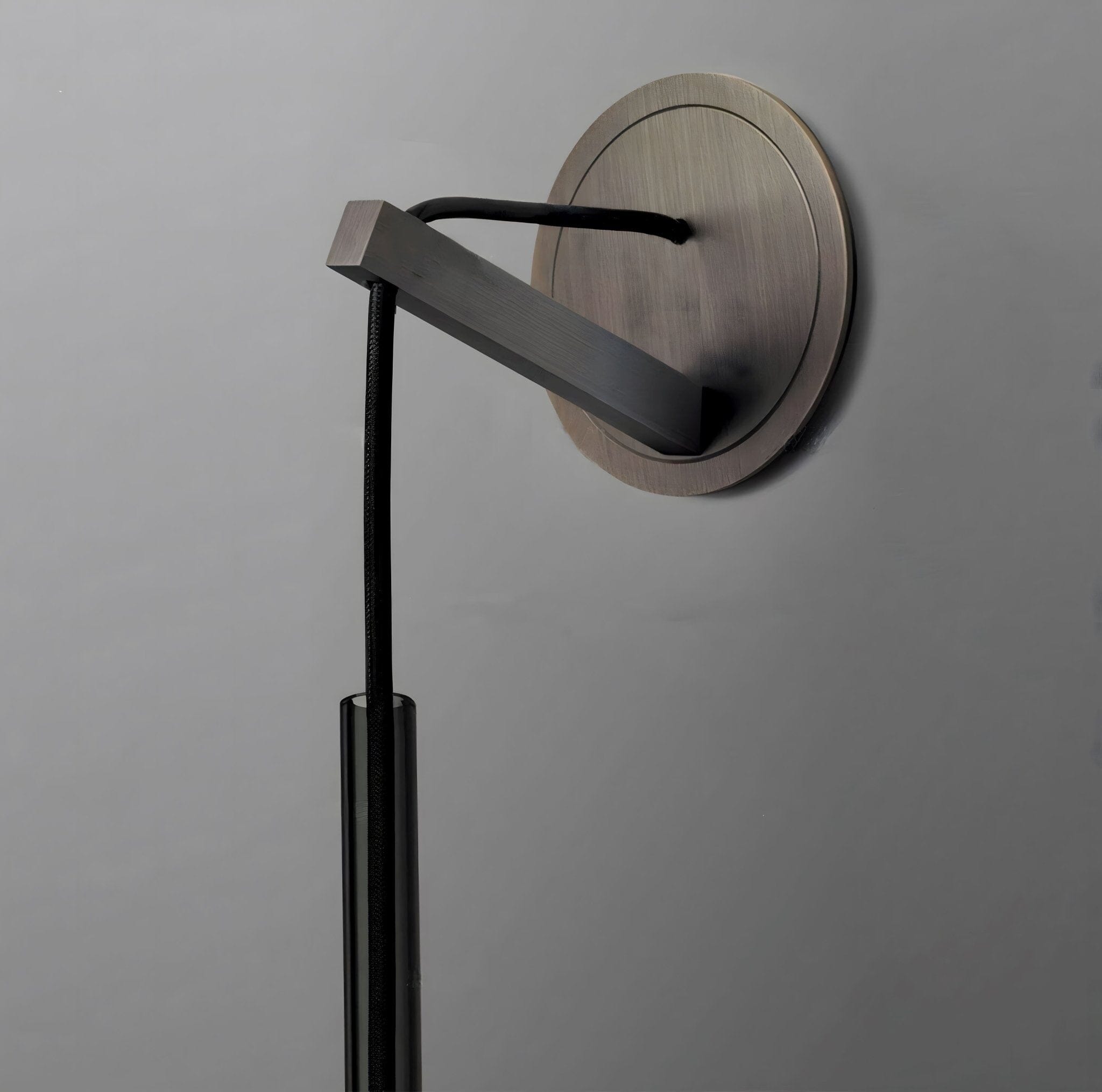 Blown Glass Bottle Wall Lamp - view 5