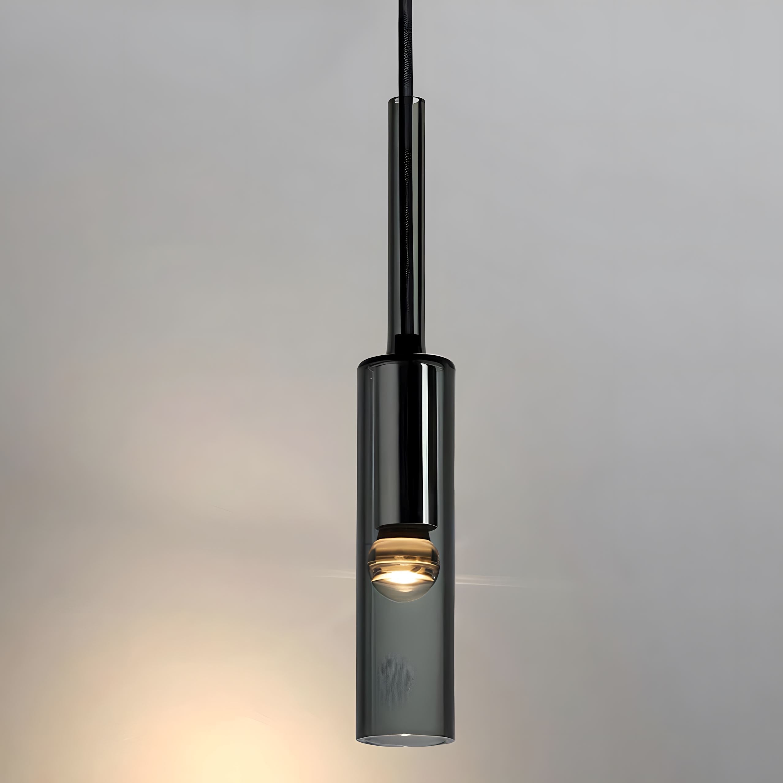Blown Glass Bottle Wall Lamp - view 6
