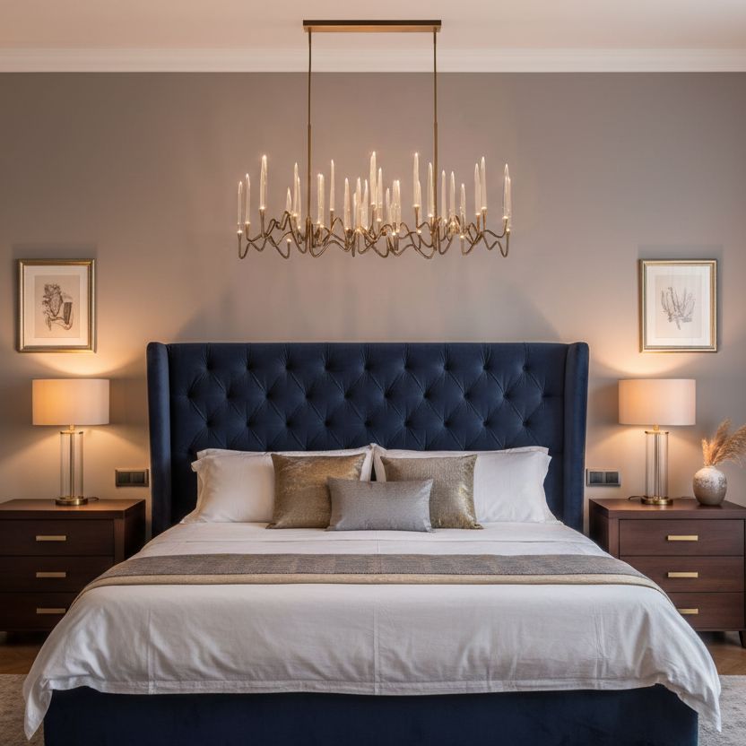 Brass Candelabra LED Chandelier - Round or Linear - view 11