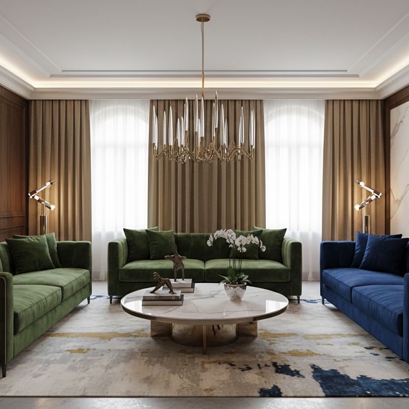 Brass Candelabra LED Chandelier - Round or Linear - view 16