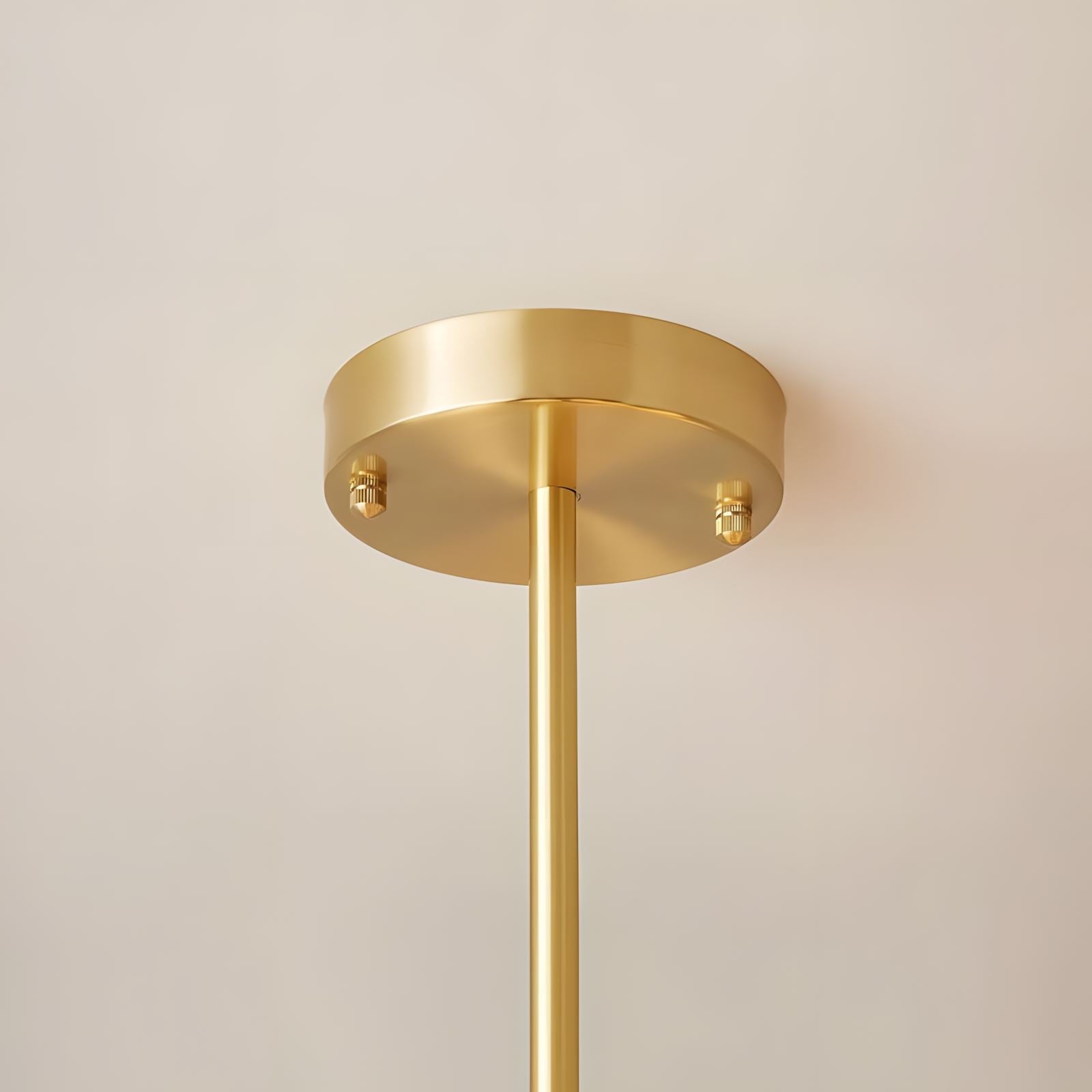 Brass Sputnik Opal Globe Chandelier