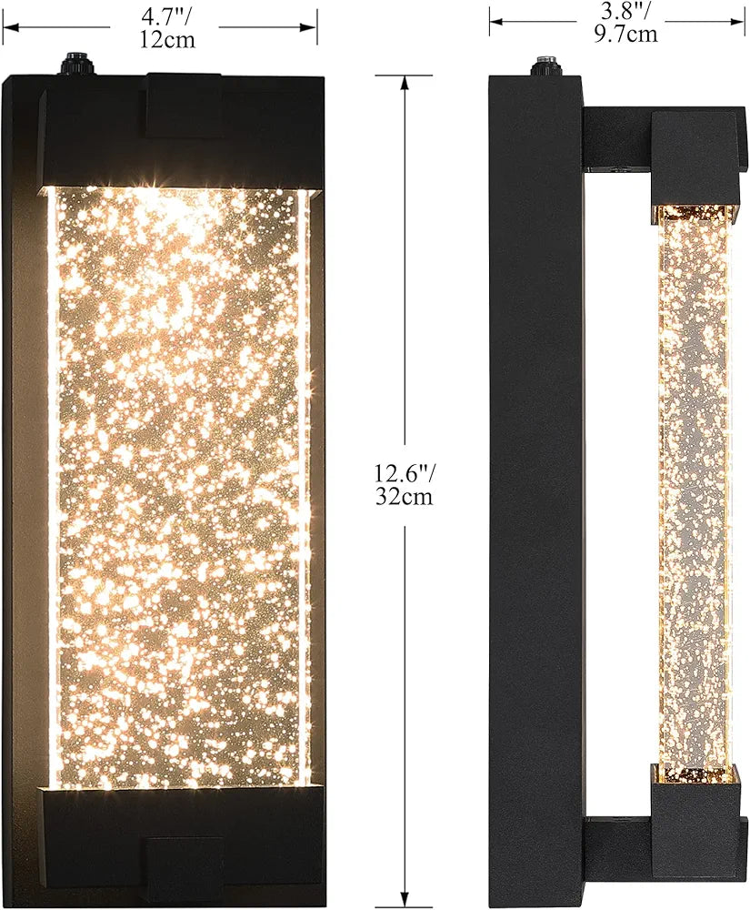 Bubble Glass Outdoor Wall Lantern - view 13