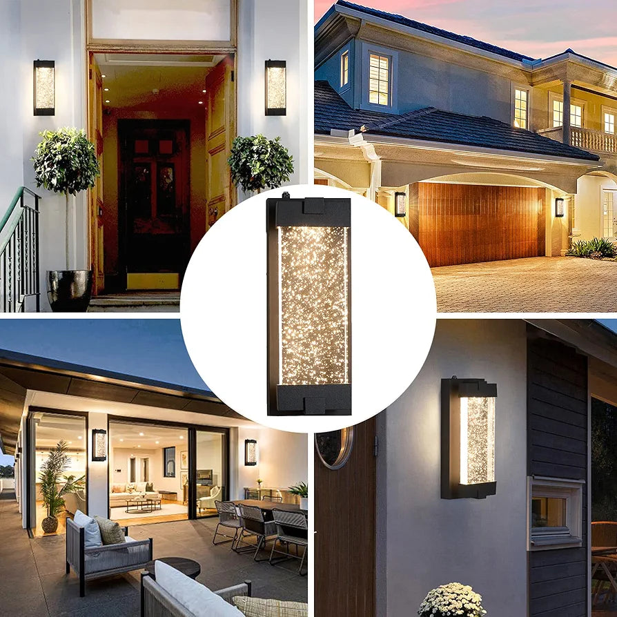 Bubble Glass Outdoor Wall Lantern - view 15