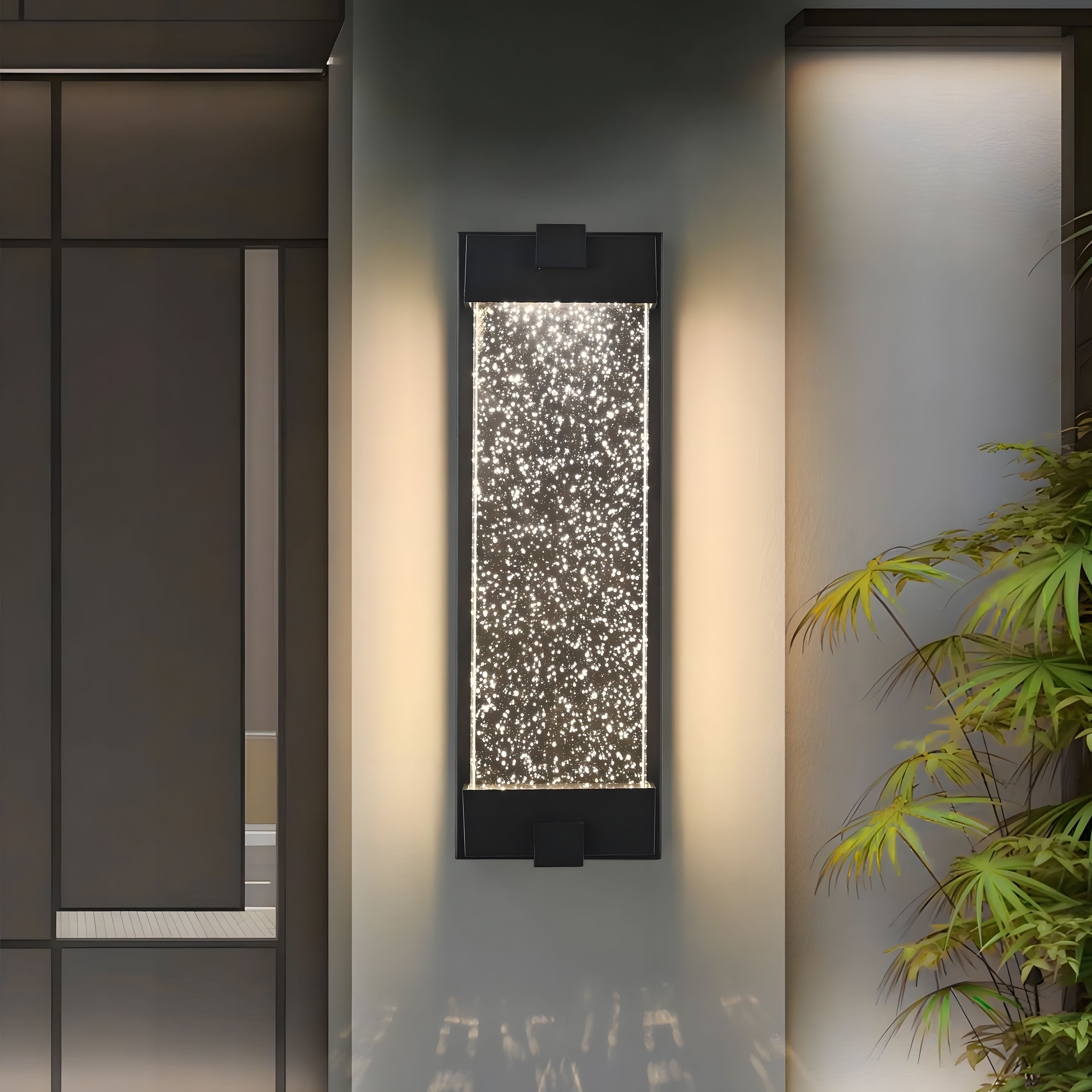 Bubble Glass Outdoor Wall Lantern - view 4