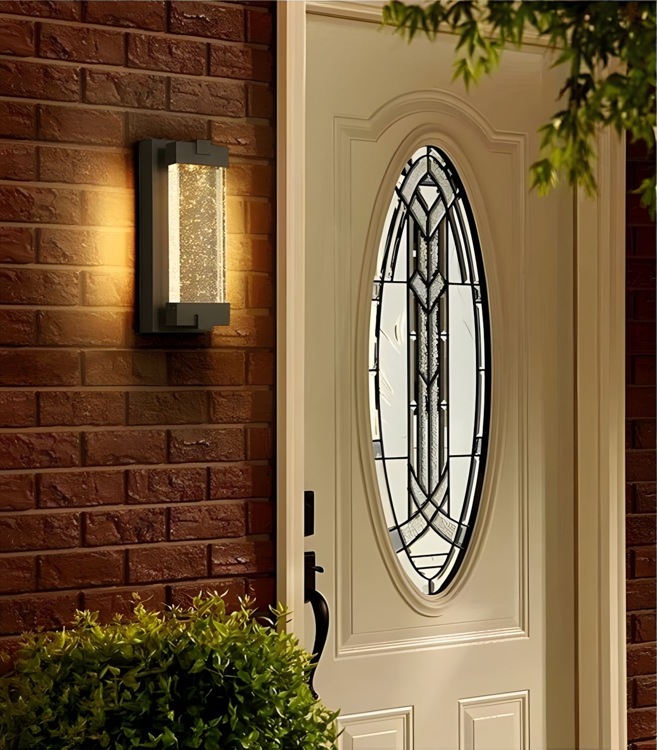 Bubble Glass Outdoor Wall Lantern - view 6