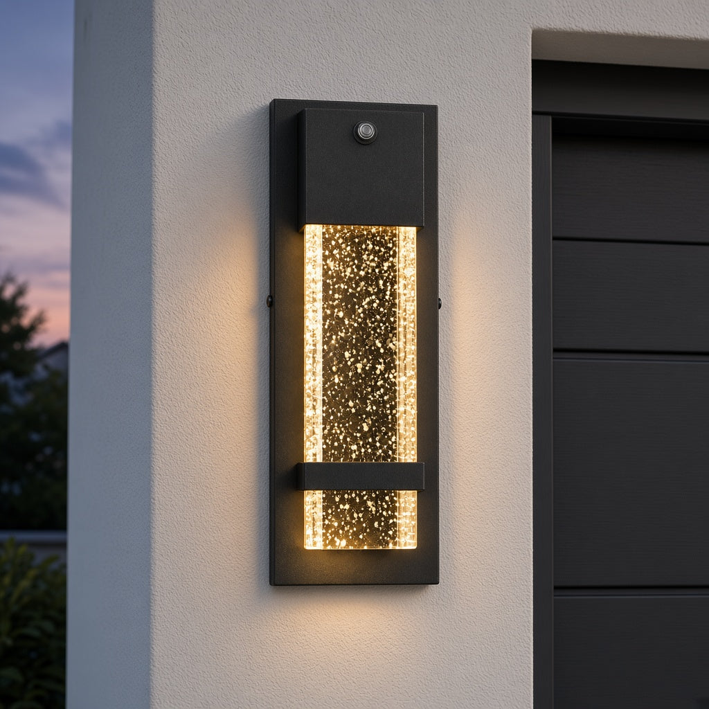 Bubble Glass Sensor Wall Light