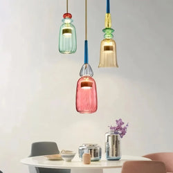 Elegant Stained Glass Pendant Light