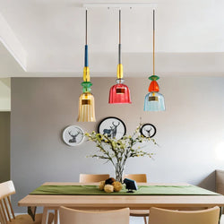 Elegant Stained Glass Pendant Light