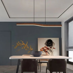 Wooden Glow Pendant Light