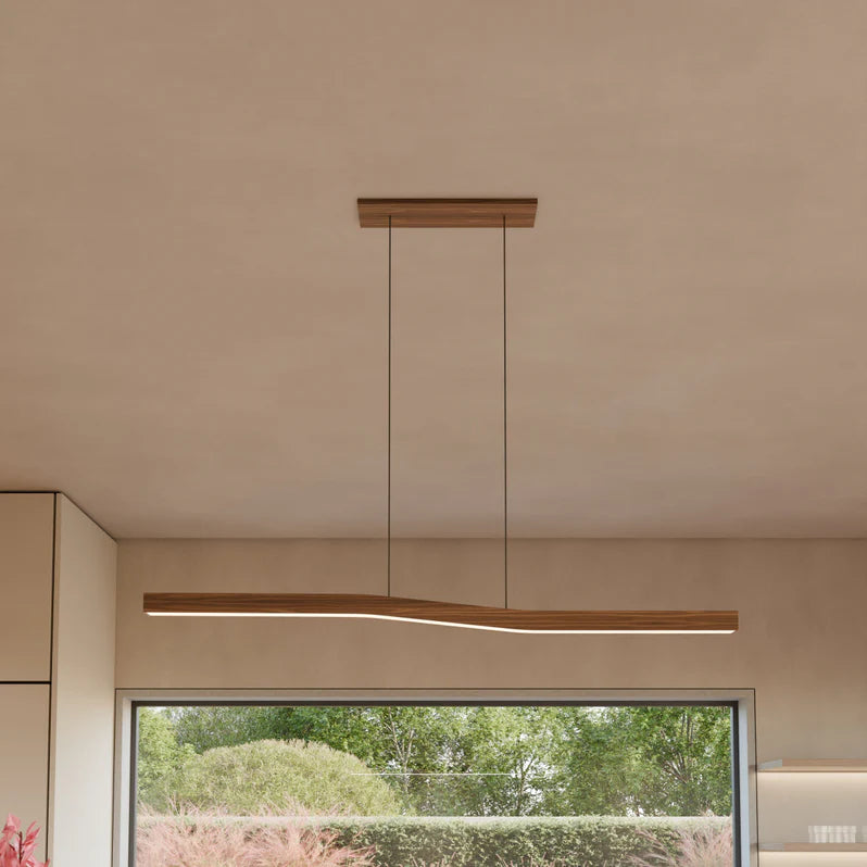 Wooden Glow Pendant Light