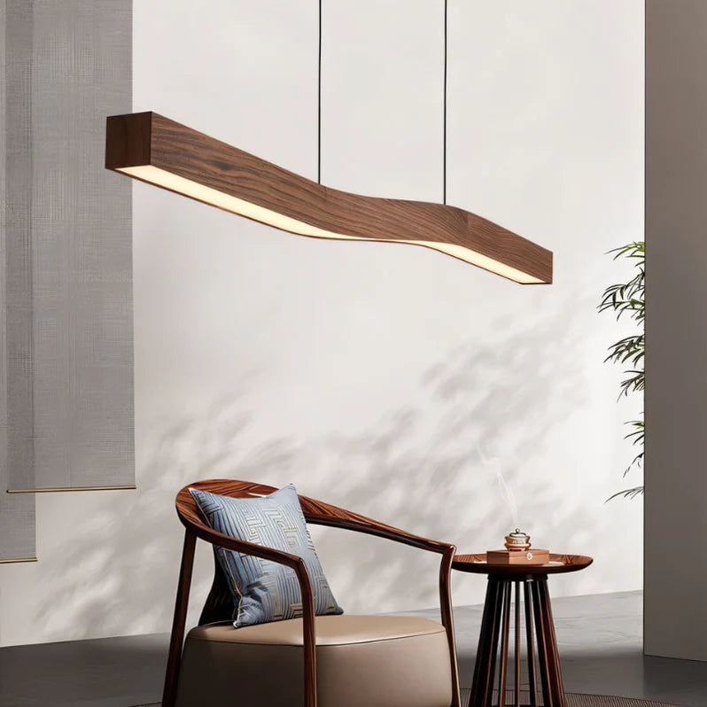 Wooden Glow Pendant Light