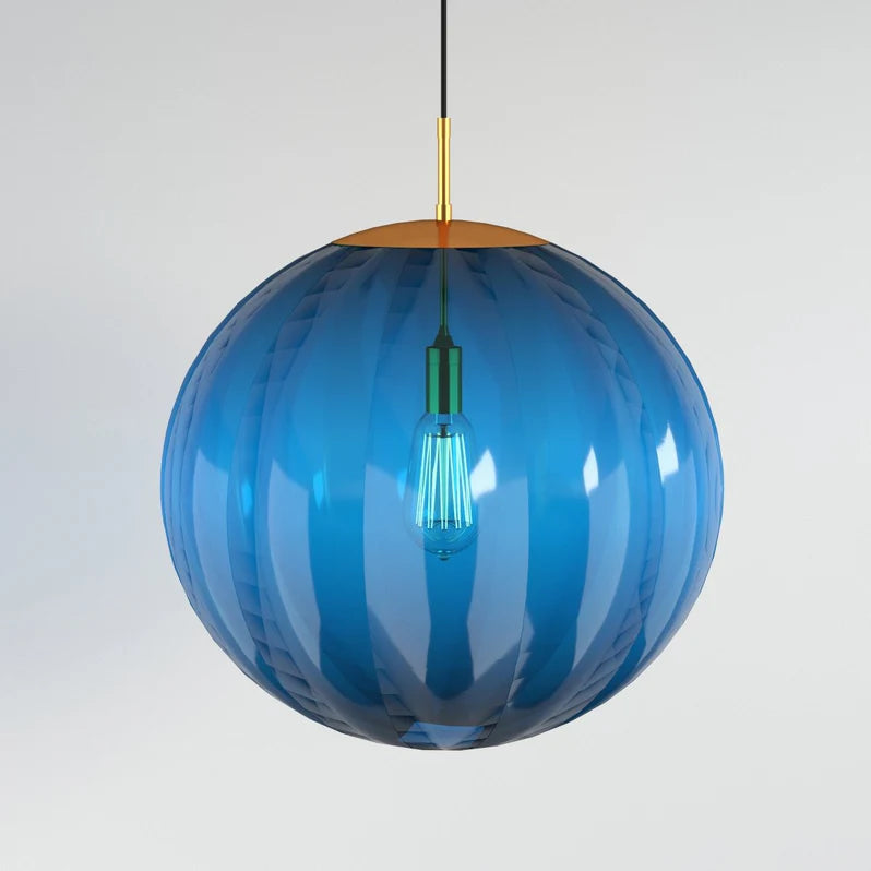 Colorful Stained Glass Pendant Light