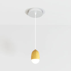 Sleek Pinewood Pendant Light