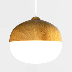 Sleek Pinewood Pendant Light