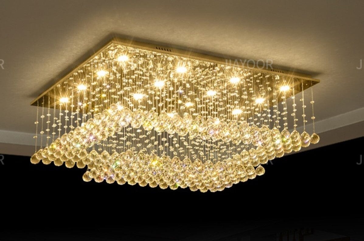 Chrome Cloud Crystal Chandelier - view 17