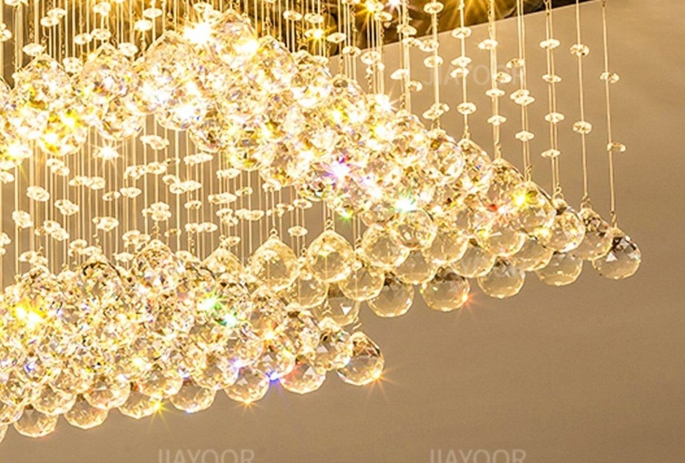 Chrome Cloud Crystal Chandelier - view 19