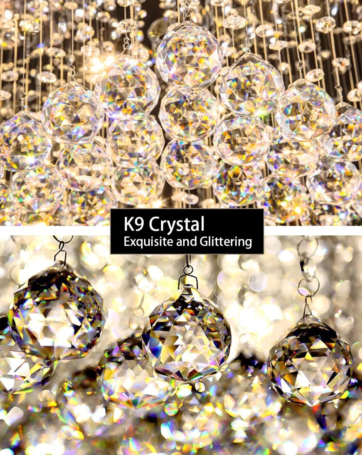 Chrome Cloud Crystal Chandelier - view 21
