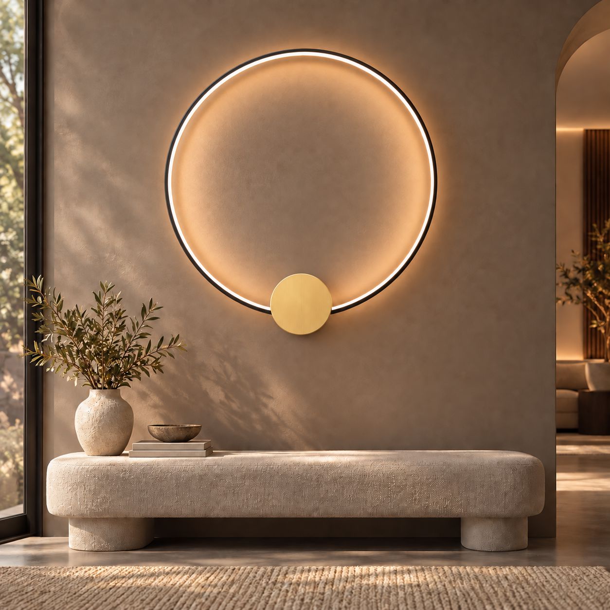 Circular LED Ring Wall Light - view 10