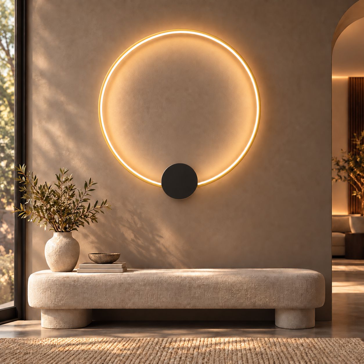 Circular LED Ring Wall Light - view 17