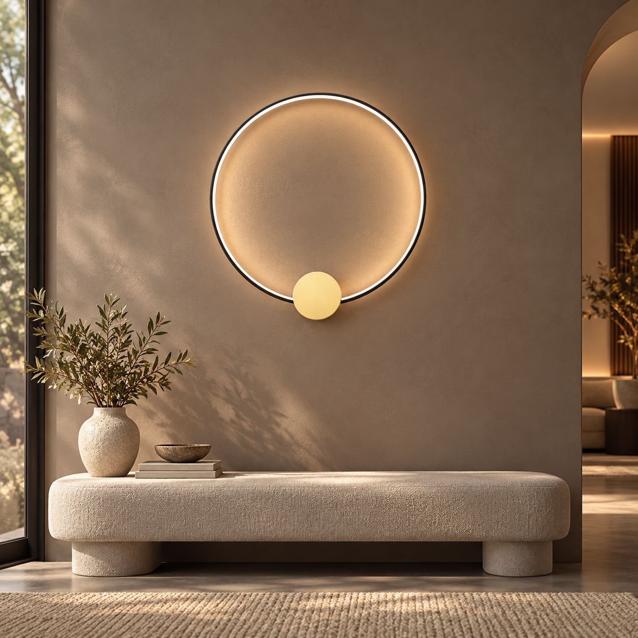 Circular LED Ring Wall Light - view 3