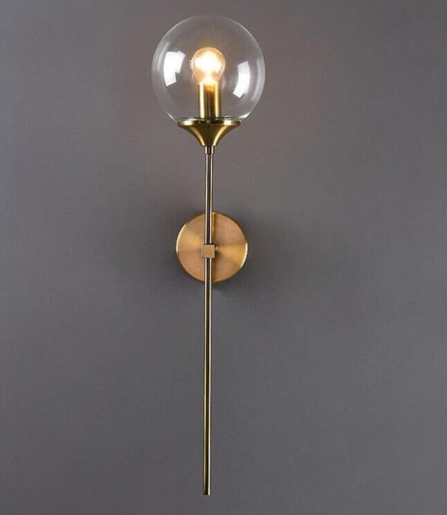 Colored Glass Wall Sconce