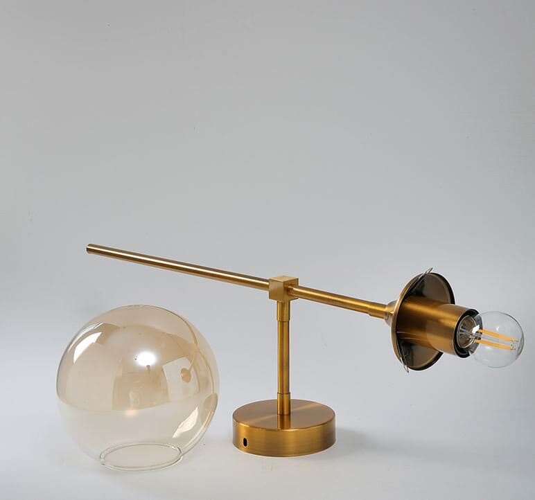 Colored Glass Wall Sconce
