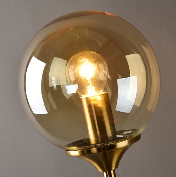 Close-up detail of the Colored Glass Wall Sconce