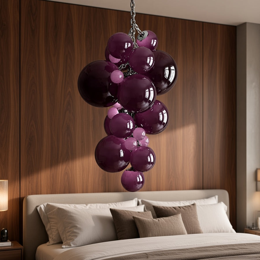 Colorful Glass Bubble Cloud Chandelier