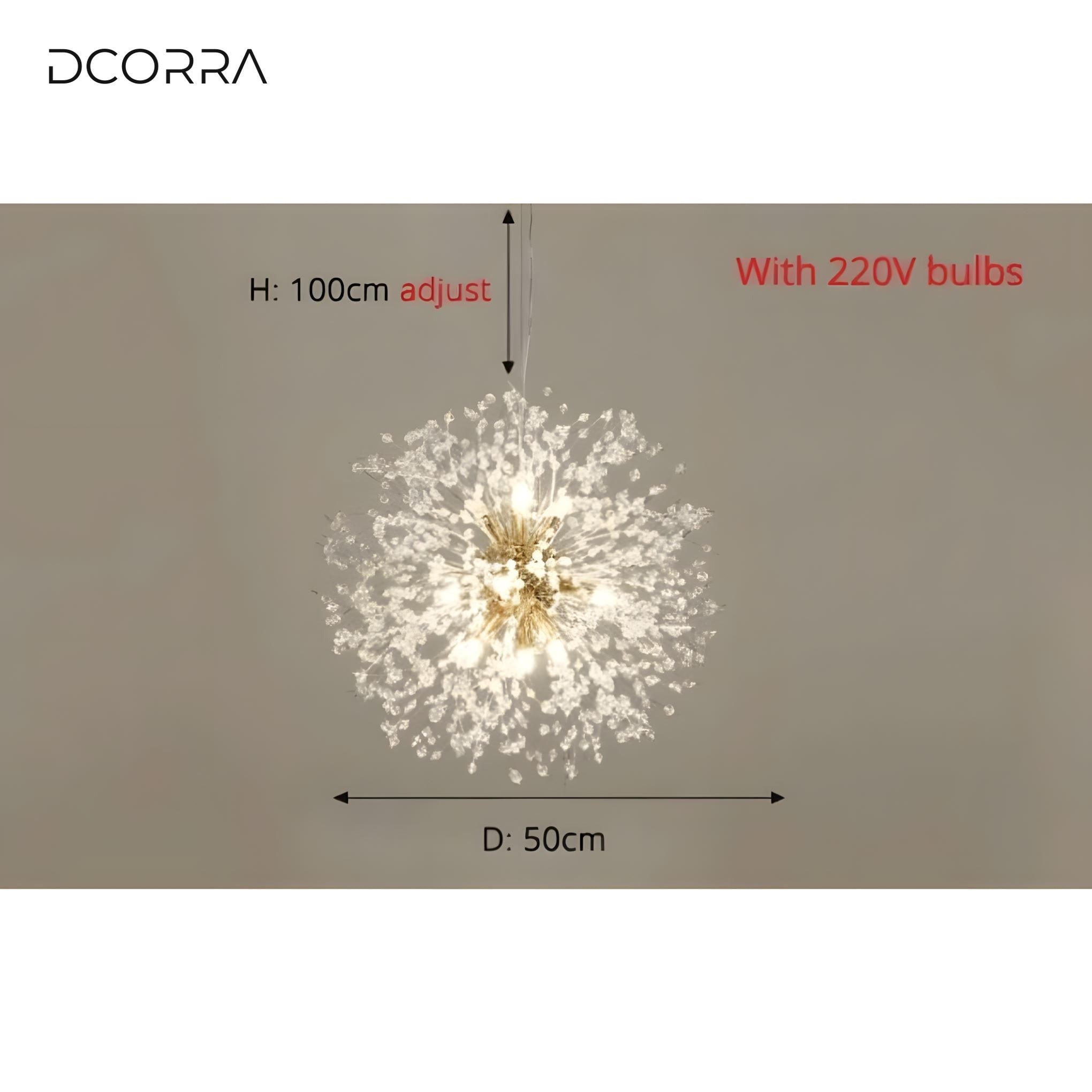 Crystal Dandelion Chandelier - view 18