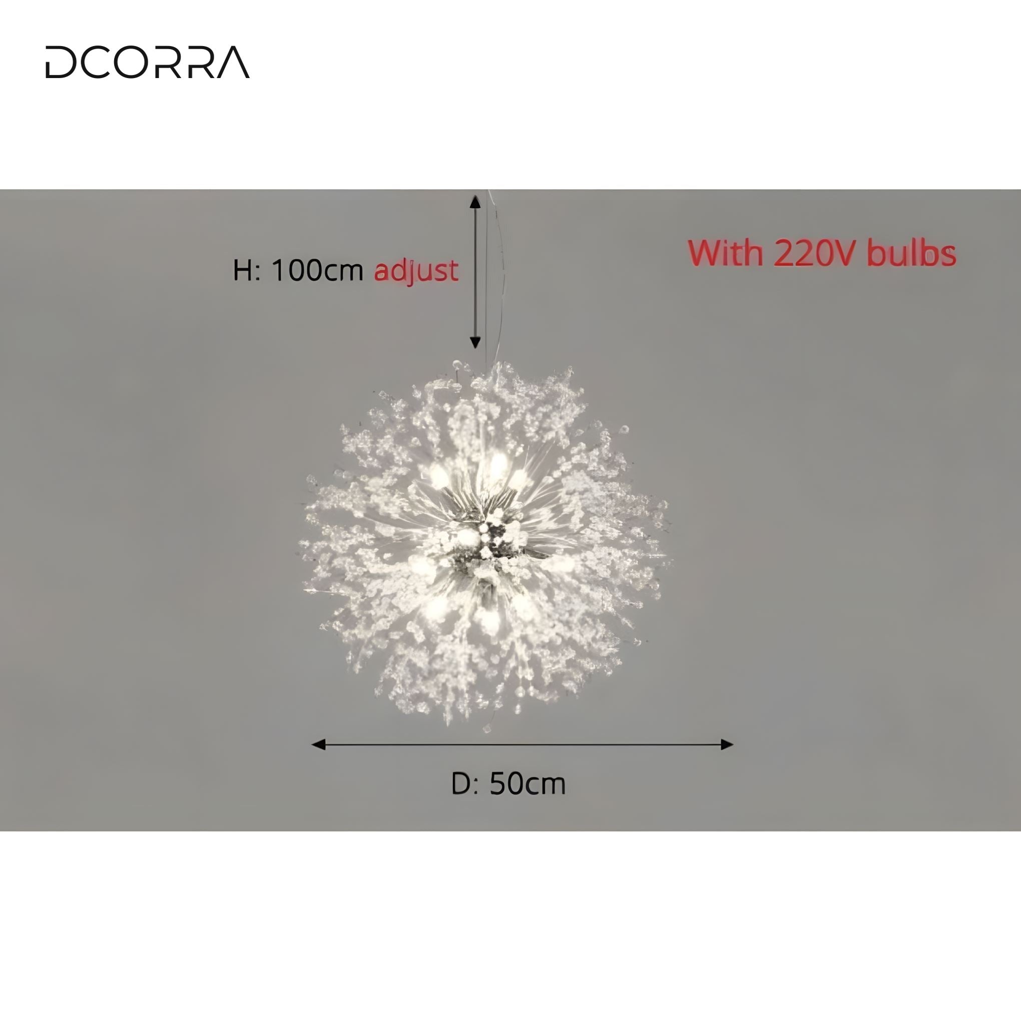 Crystal Dandelion Chandelier - view 19