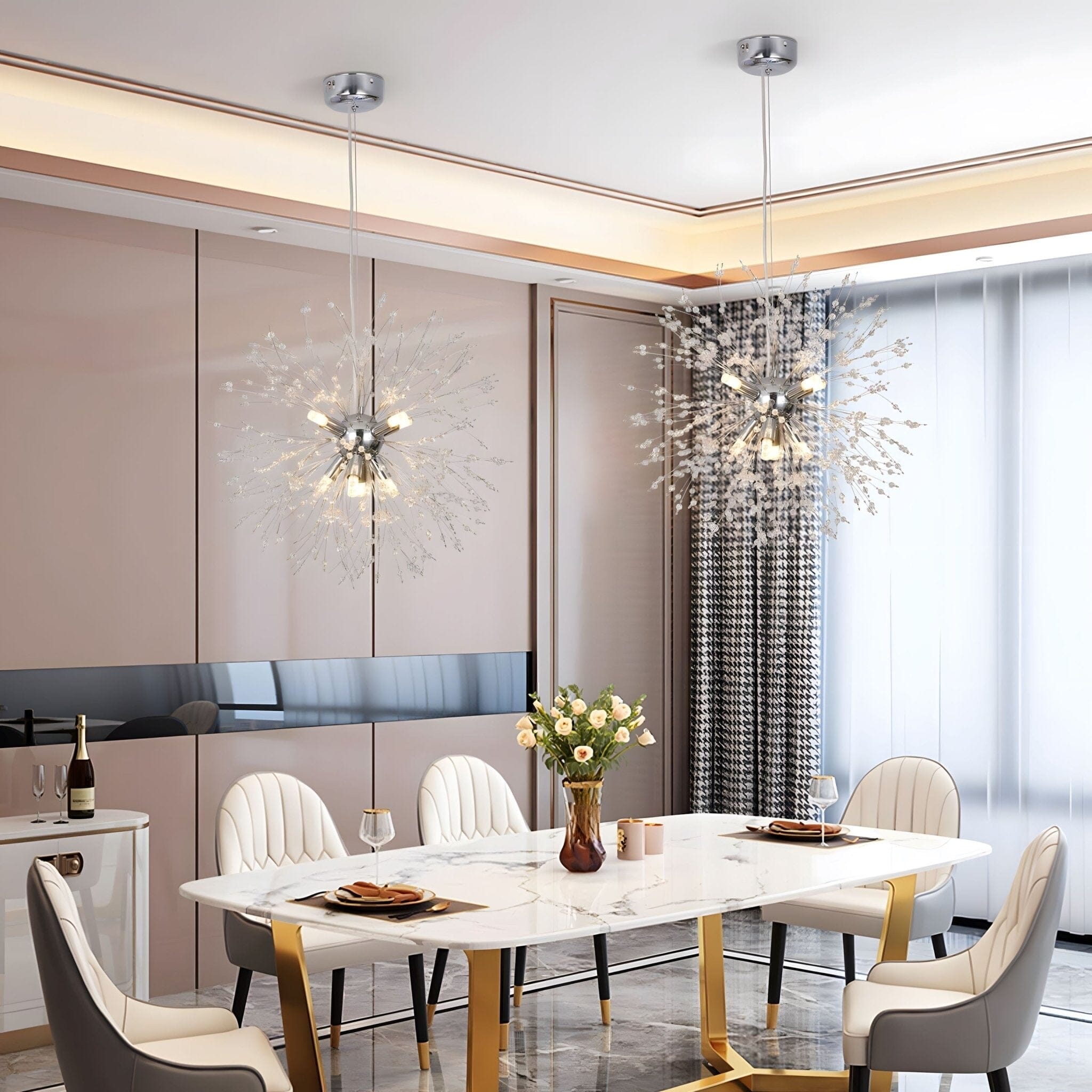 Crystal Dandelion Chandelier - view 5