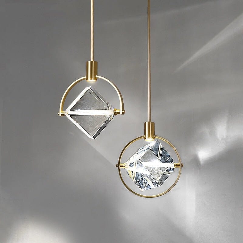 Crystal Diamond LED Pendant Light - view 3