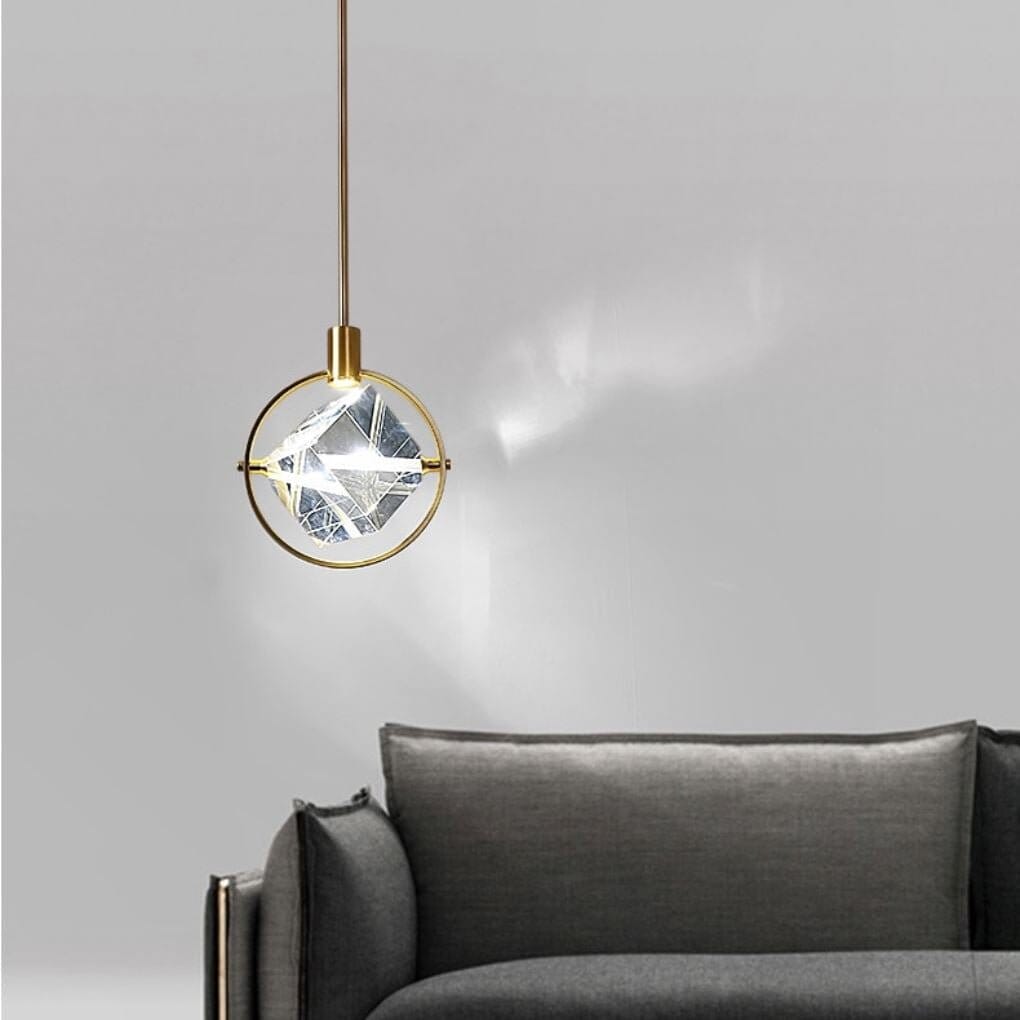 Crystal Diamond LED Pendant Light - view 5