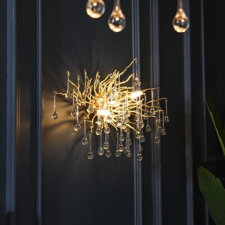 Crystal Drop Branch Wall Light - view 3