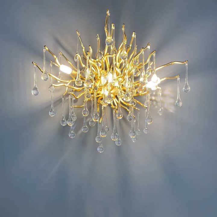 Crystal Drop Branch Wall Light - view 7