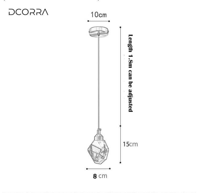 Crystal Pendant Wall Light - Single Crystal - view 7