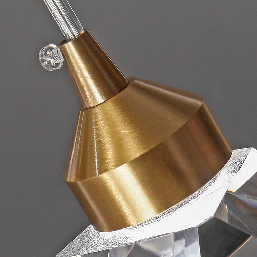 Crystal Pendant Wall Light - Single Crystal - view 10
