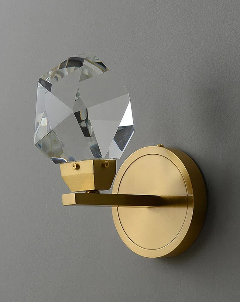 Crystal Pendant Wall Light - Single Crystal - view 14
