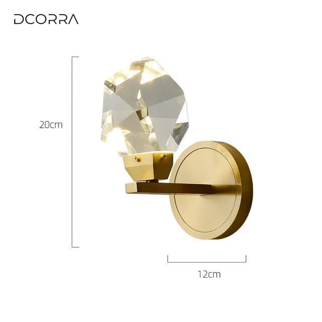 Crystal Pendant Wall Light - Single Crystal - view 20