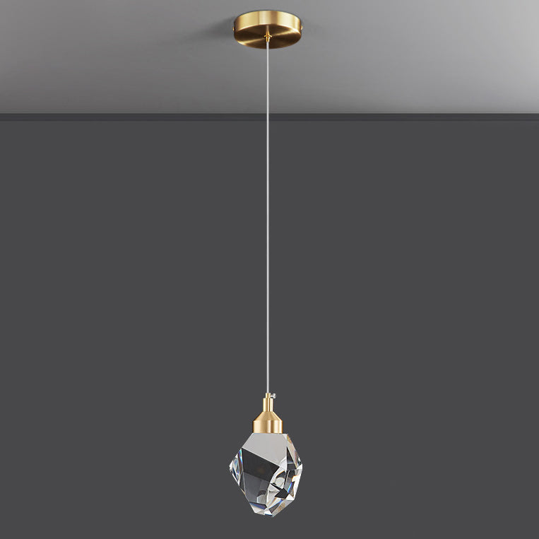 Crystal Pendant Wall Light - Single Crystal - view 21