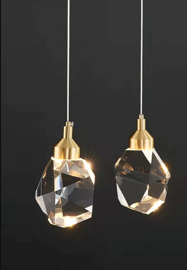 Crystal Pendant Wall Light - Single Crystal - view 5