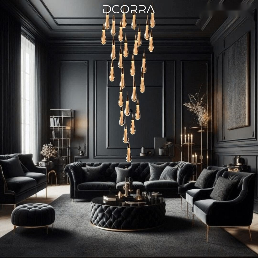 Crystal Raindrop Cascade Chandelier - view 11