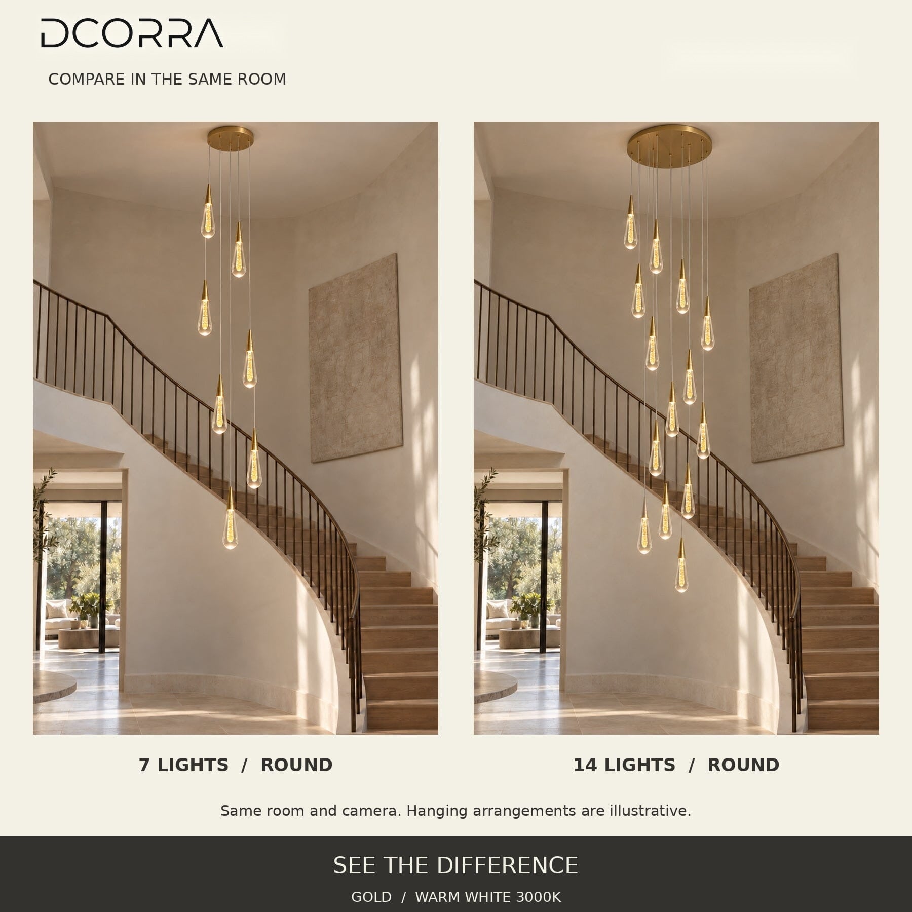 Crystal Raindrop Cascade Chandelier - view 13