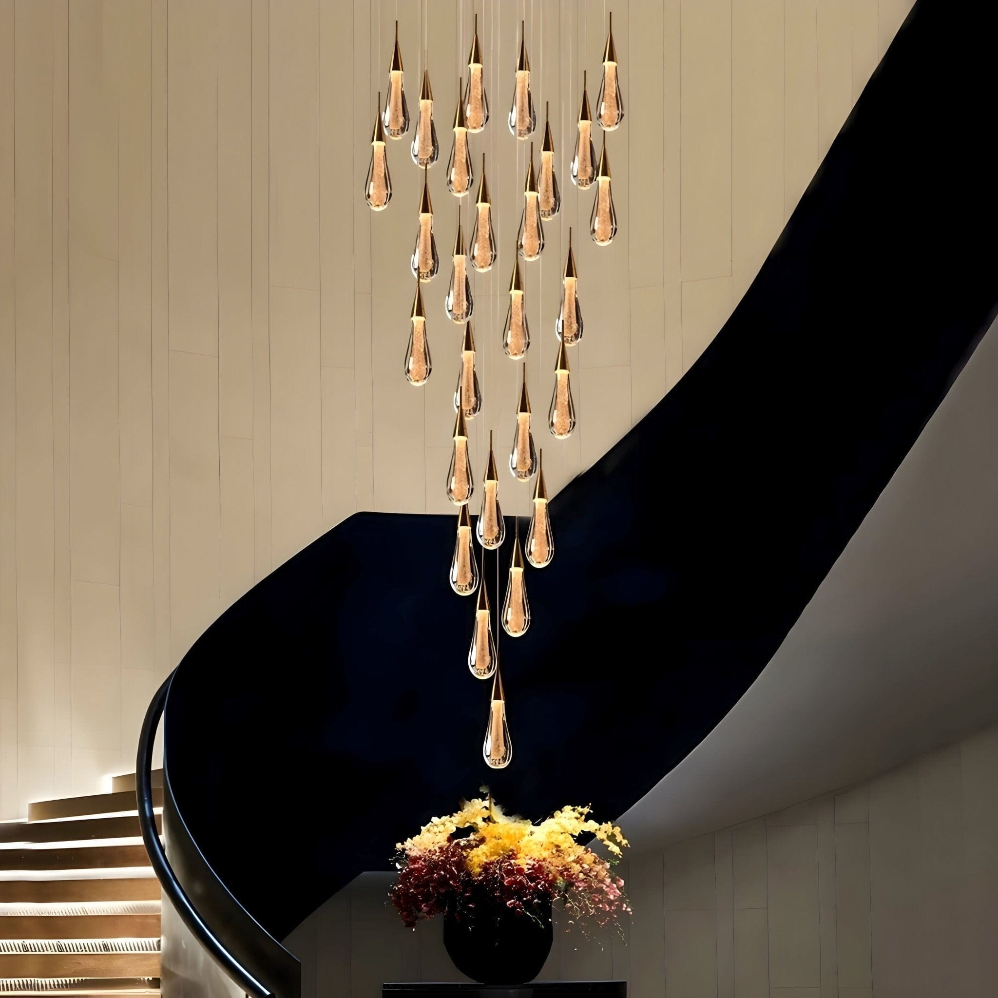 Crystal Raindrop Cascade Chandelier - view 15