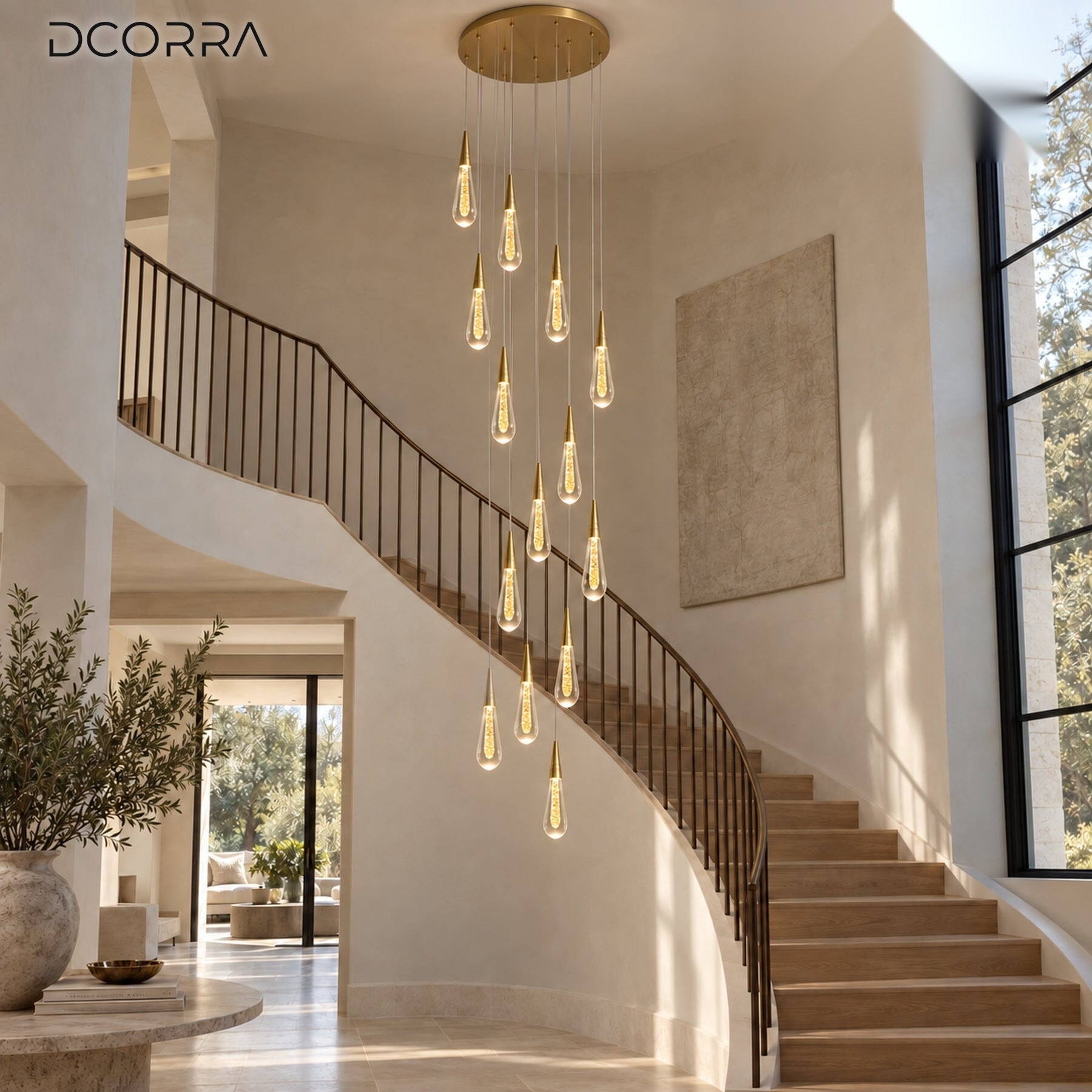 Crystal Raindrop Cascade Chandelier - view 16