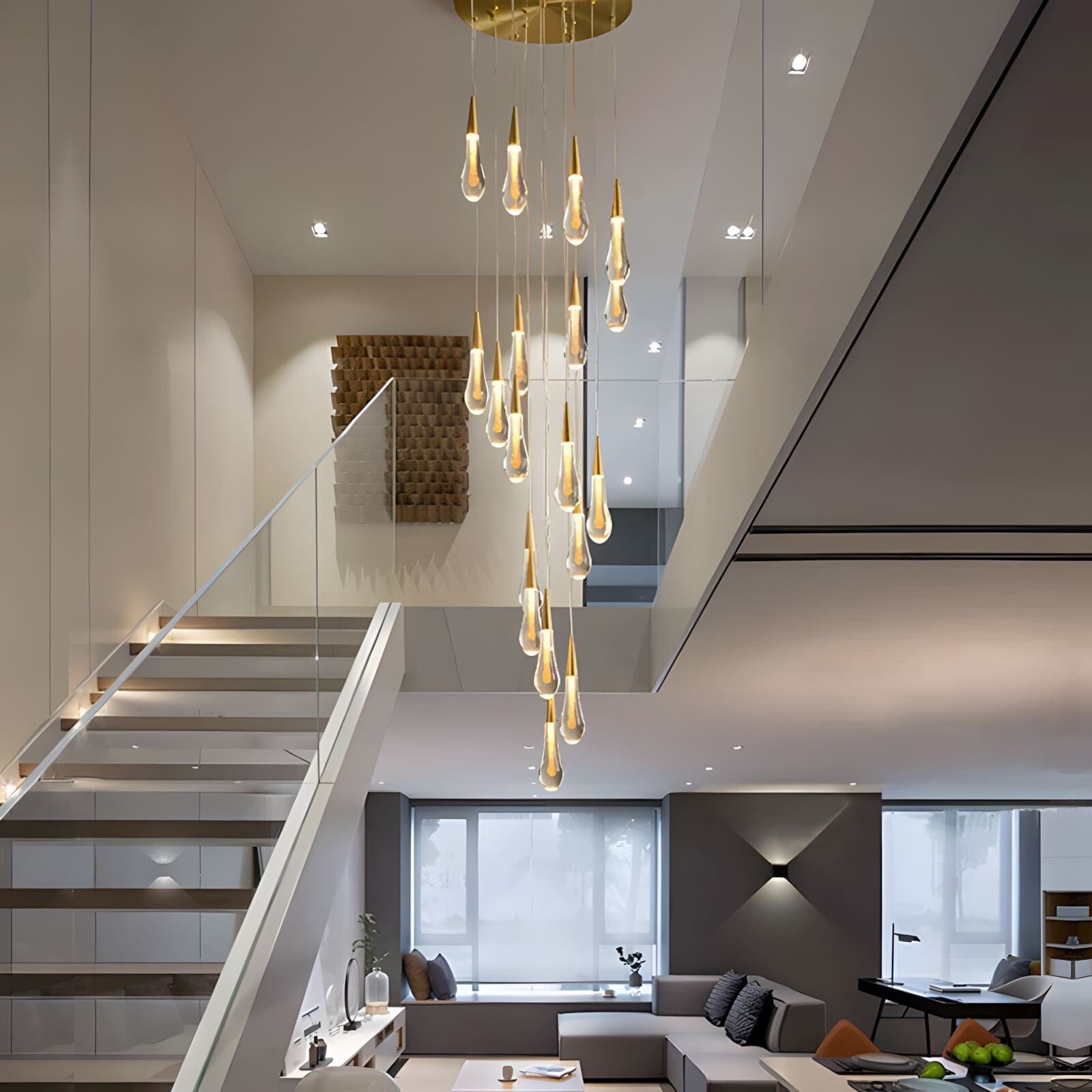 Crystal Raindrop Cascade Chandelier - view 19