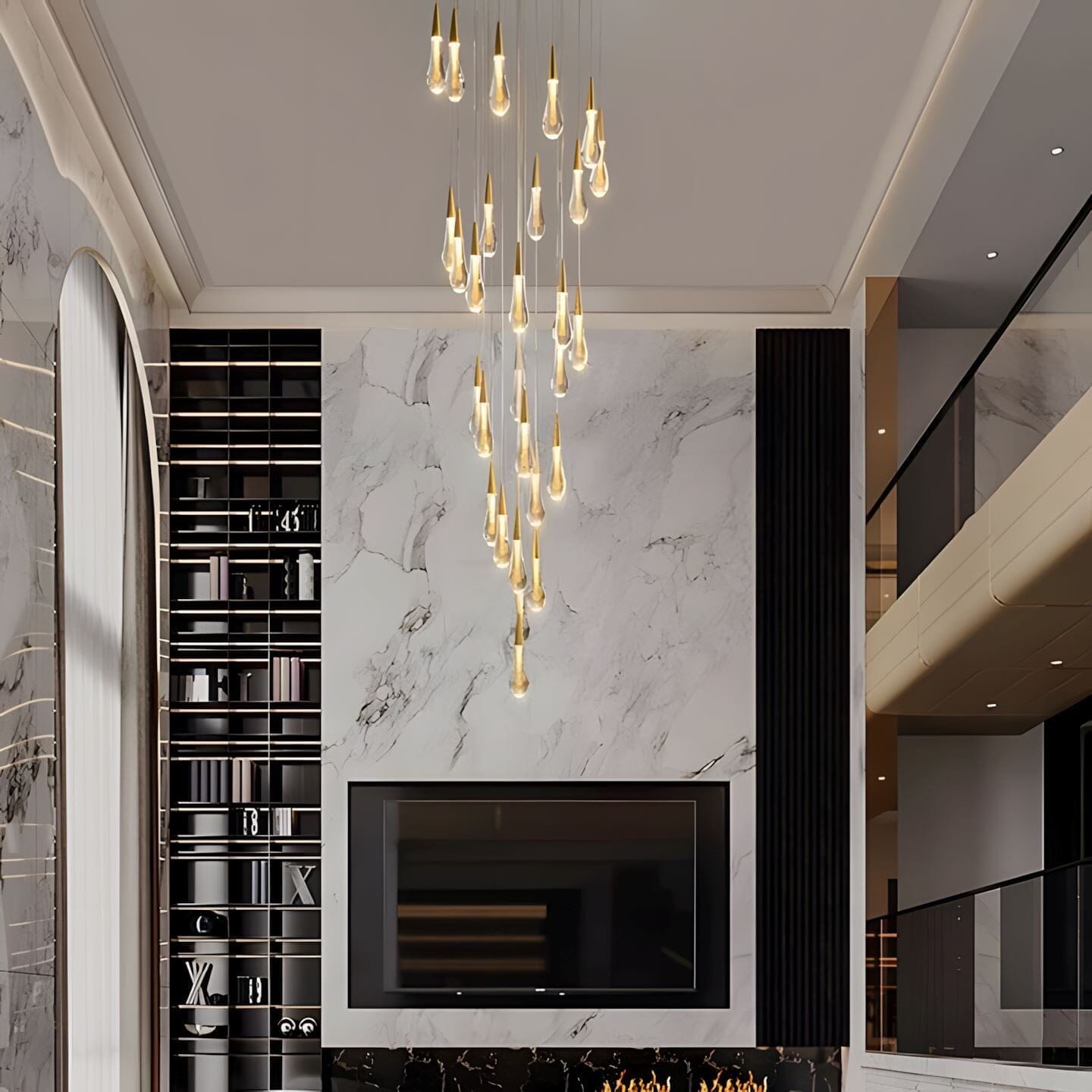 Crystal Raindrop Cascade Chandelier - view 20