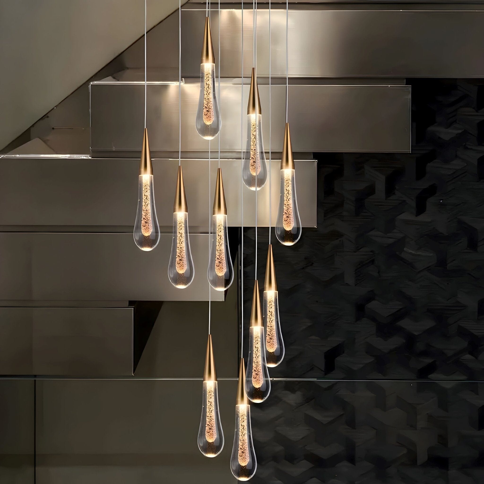 Crystal Raindrop Cascade Chandelier - view 21
