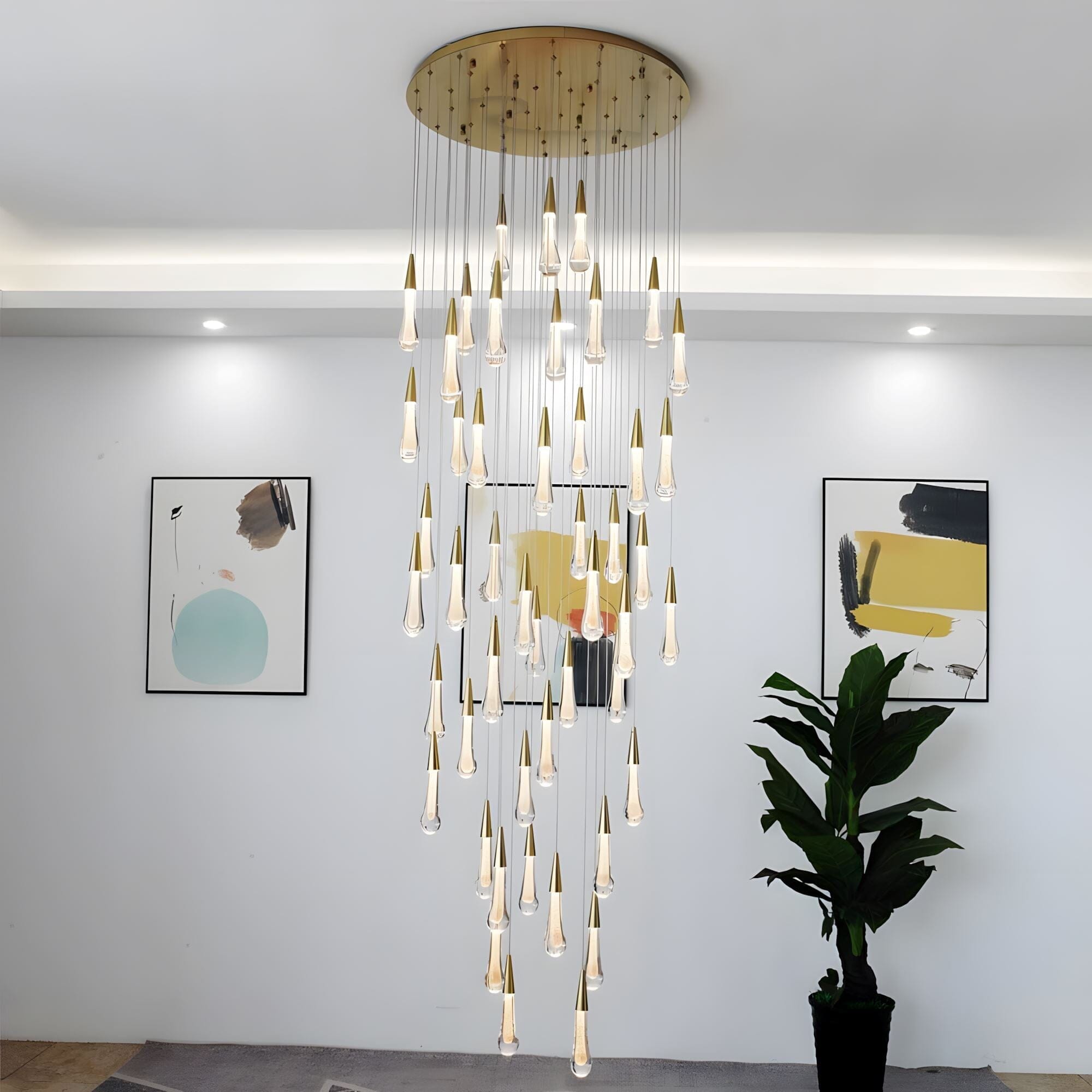 Crystal Raindrop Cascade Chandelier - view 24