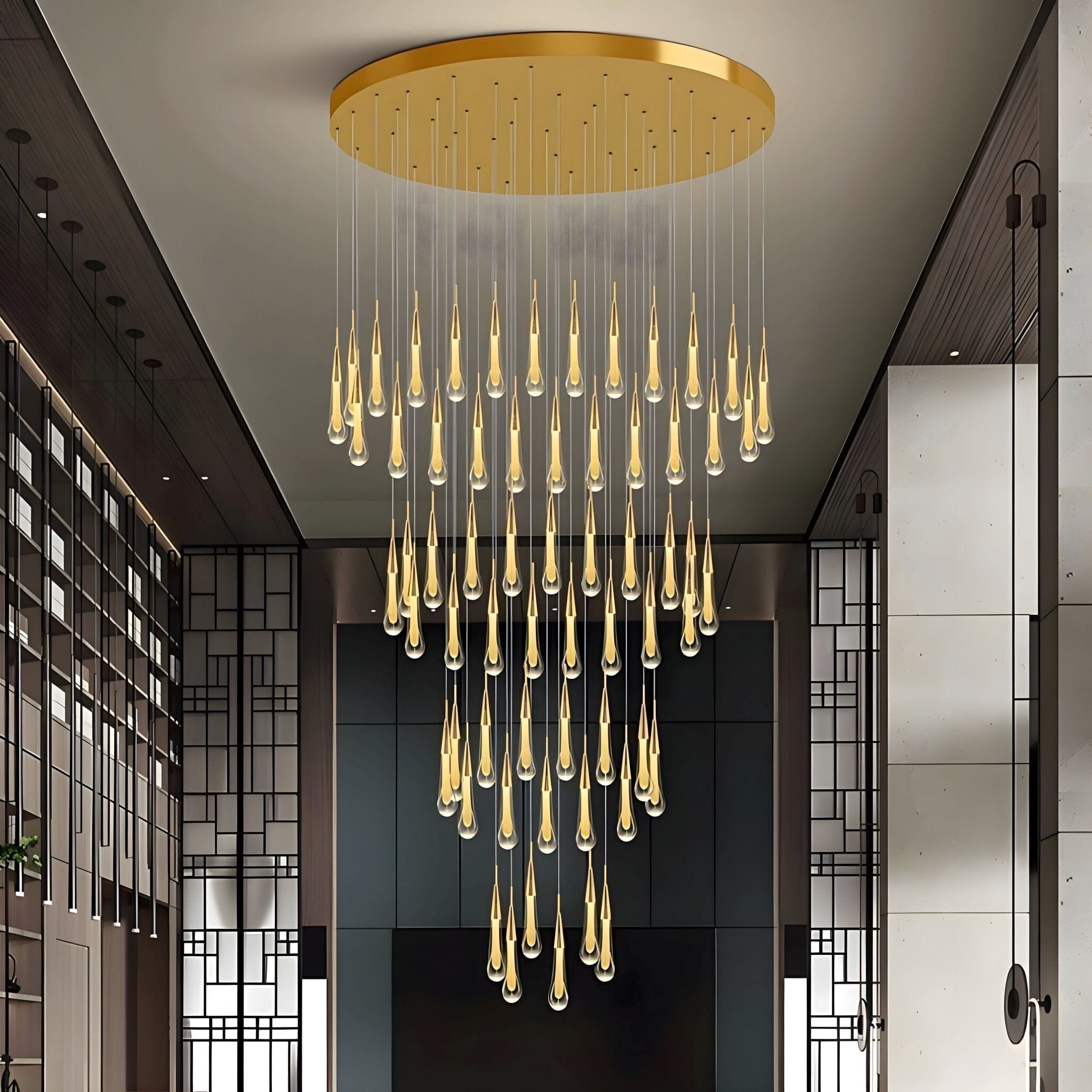 Crystal Raindrop Cascade Chandelier - view 6